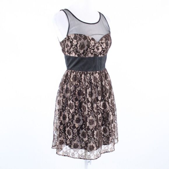 Tracy Reese black A-line dress 2 - Picture 3 of 8